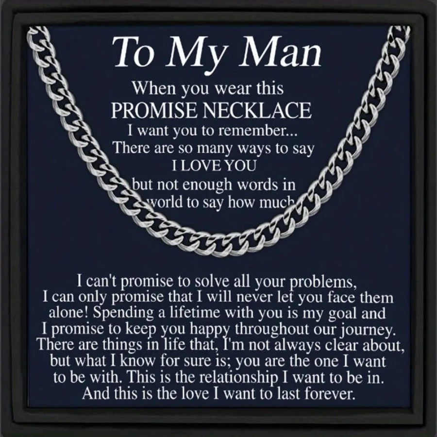 Hip-hop Streetwear U-shaped Plated Iron Cuban Link Chain Necklace for Men
