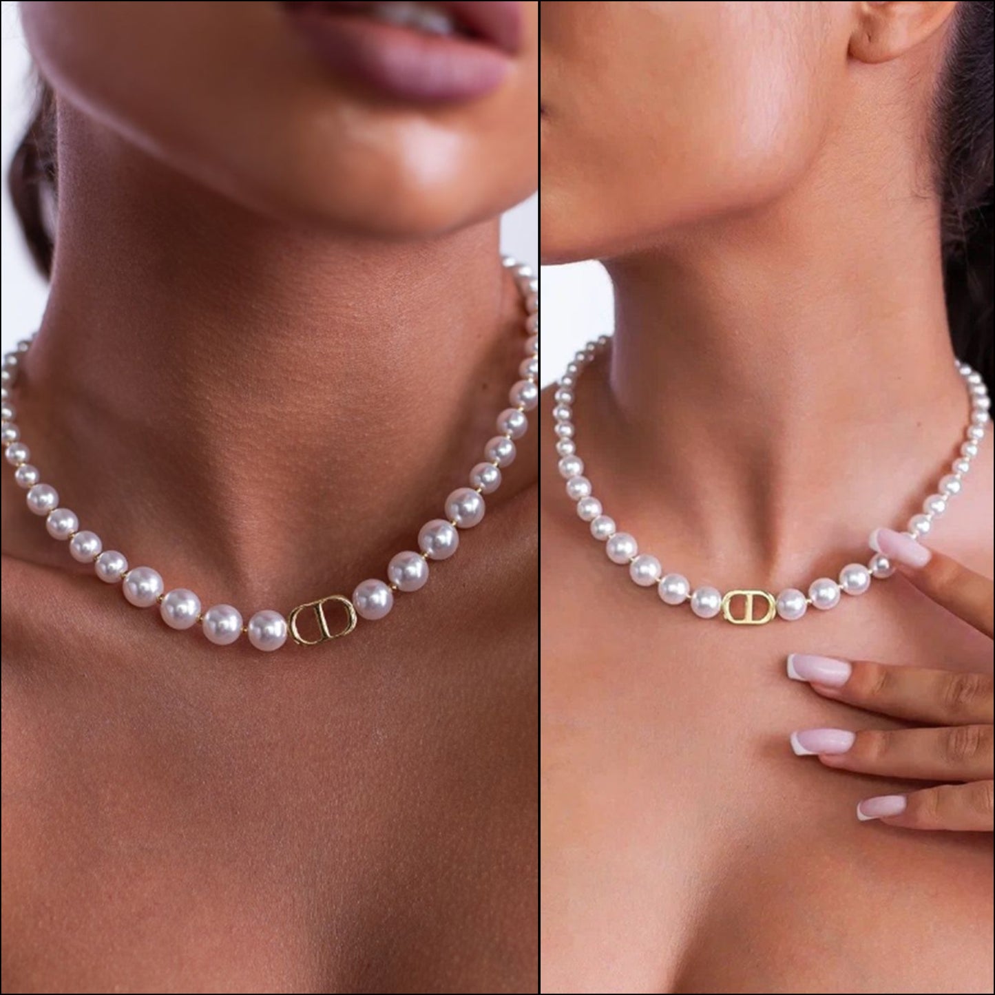 Minimalist Geometric Choker Necklace for Women with Alloy Pendant and Electroplated Finish