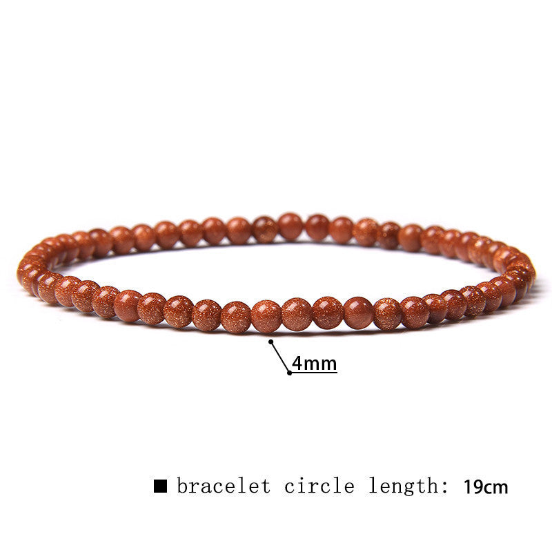 Elegant Natural Citrine Crystal Geometric Beaded Bracelet for Women