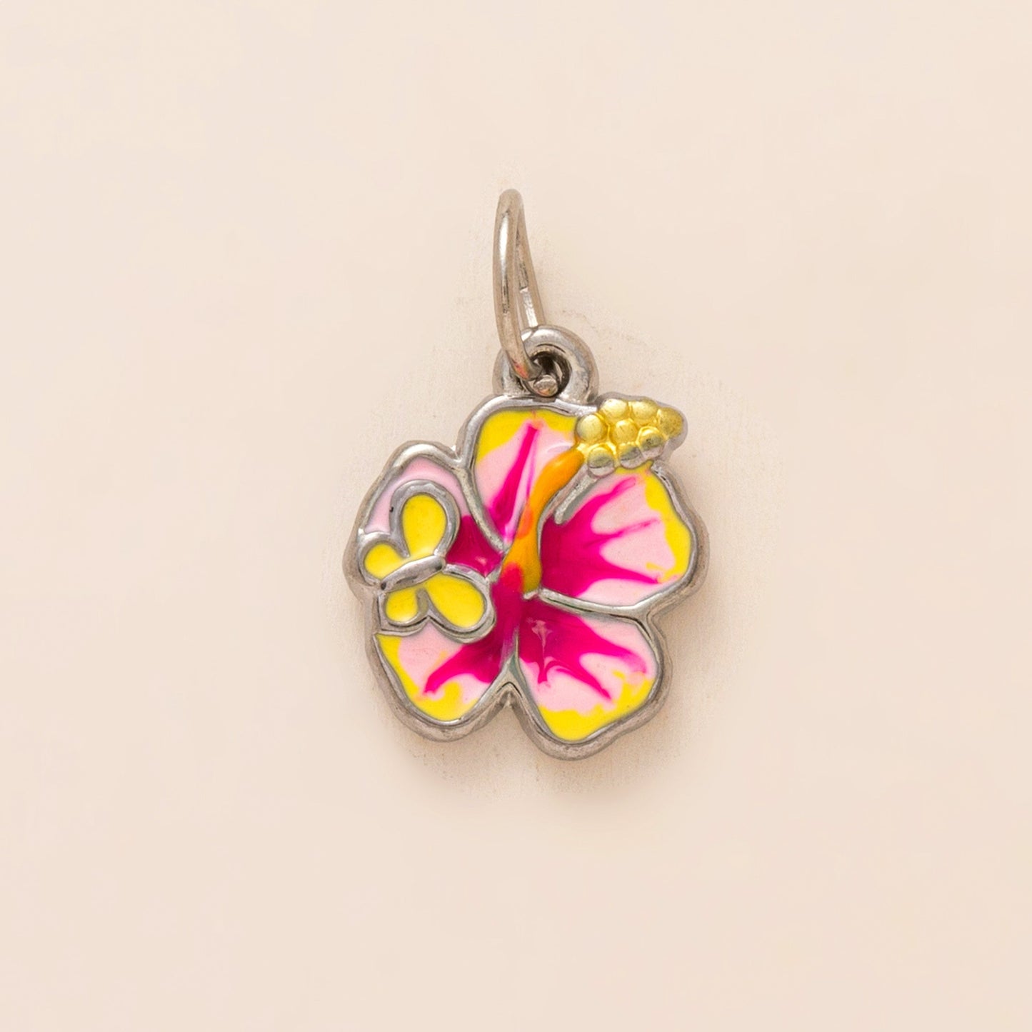 Vintage Floral 18K Gold Plated Stainless Steel PVD DIY Charm Bar