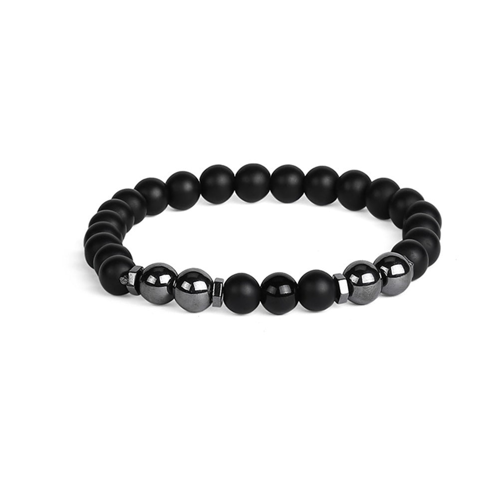 Geometric Magnetic Material Anklet for Unisex