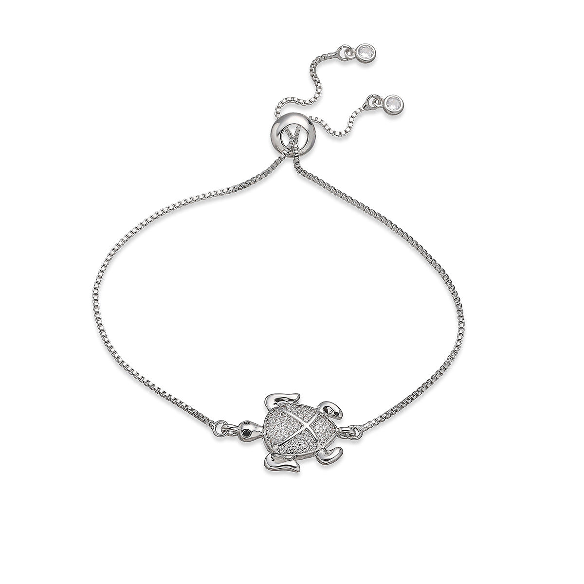 Minimalist 18K Gold Plated Brass Cubic Zirconia Animal Bracelet for Women