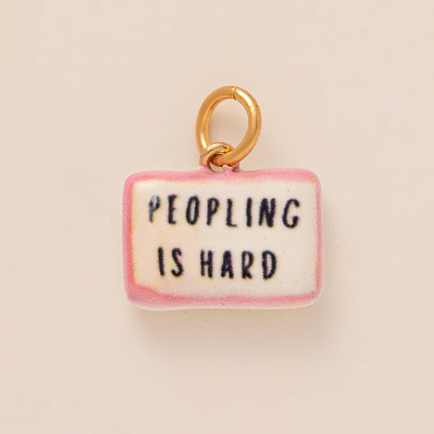 Fashion Plated Brass Floral Heart Letter Fruit Charm Bar DIY Accessories