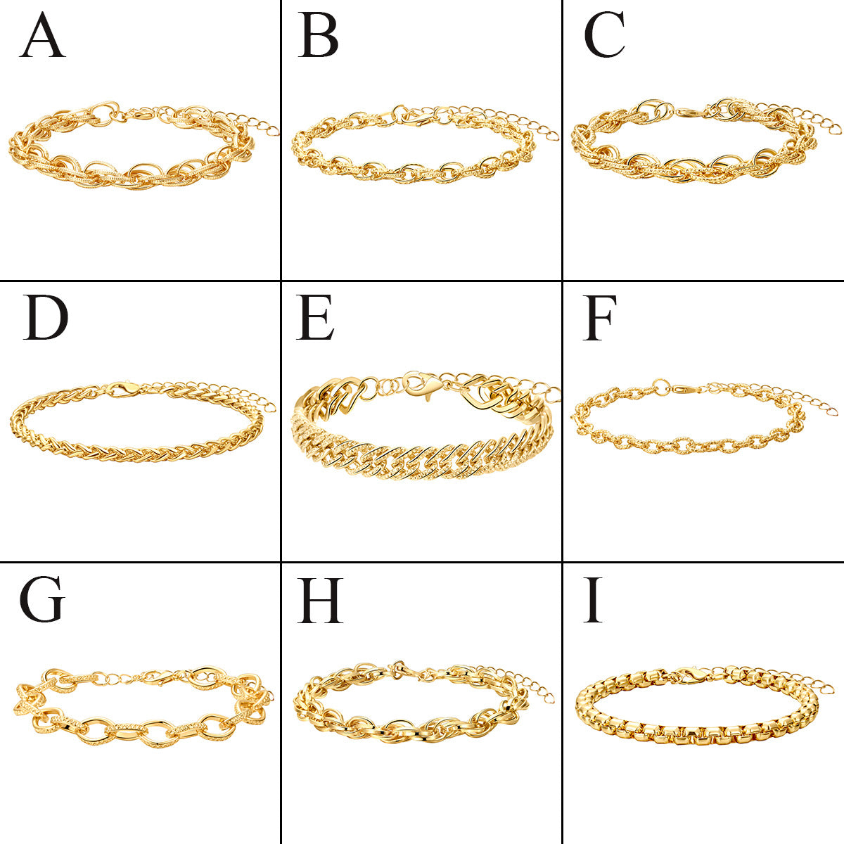 Minimalist Elegant Geometric Alloy Plated Bracelet for Women