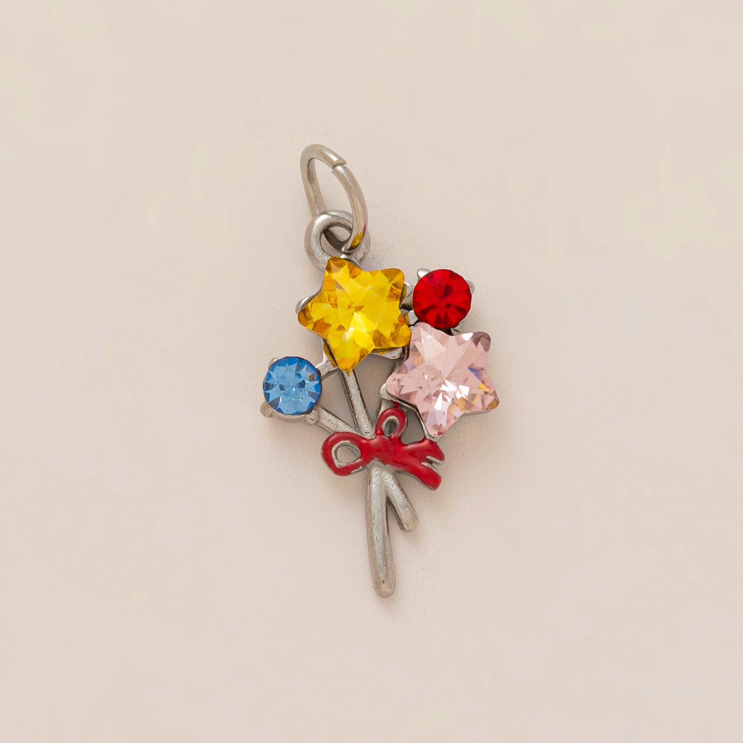 Vintage 18K Gold Plated Stainless Steel Bee Charm Bar for Women