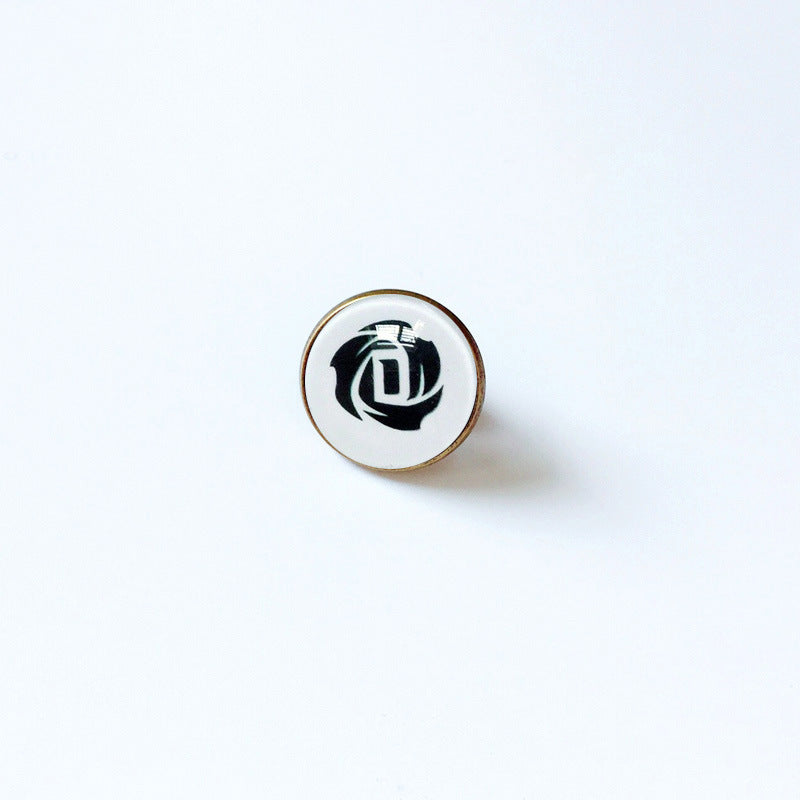 Pin de solapa metálico de equipos de baloncesto retro de la NBA - Insignia con gema vintage - Broche de Kobe Curry - Regalo para fans - Unisex
