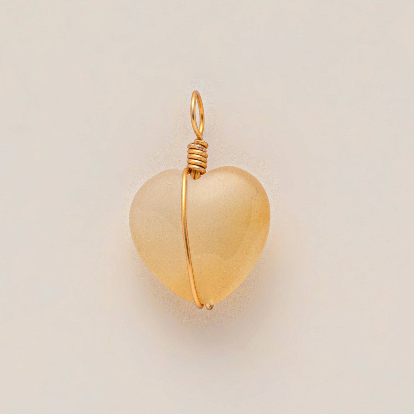 Minimalist Heart Stainless Steel Plated Necklace with Cubic Zirconia