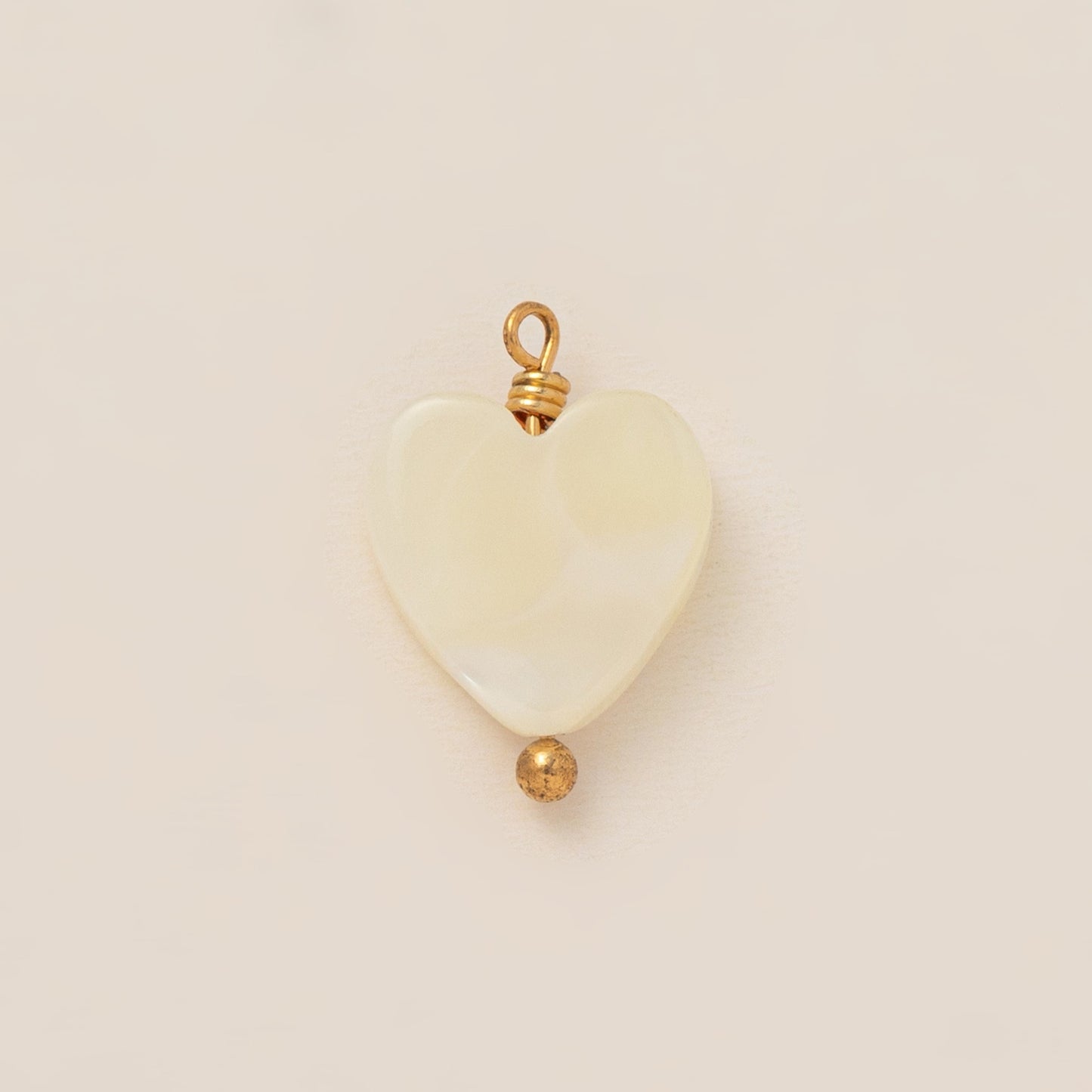 Minimalist Fruit Pattern Brass Bag Charm Keychain