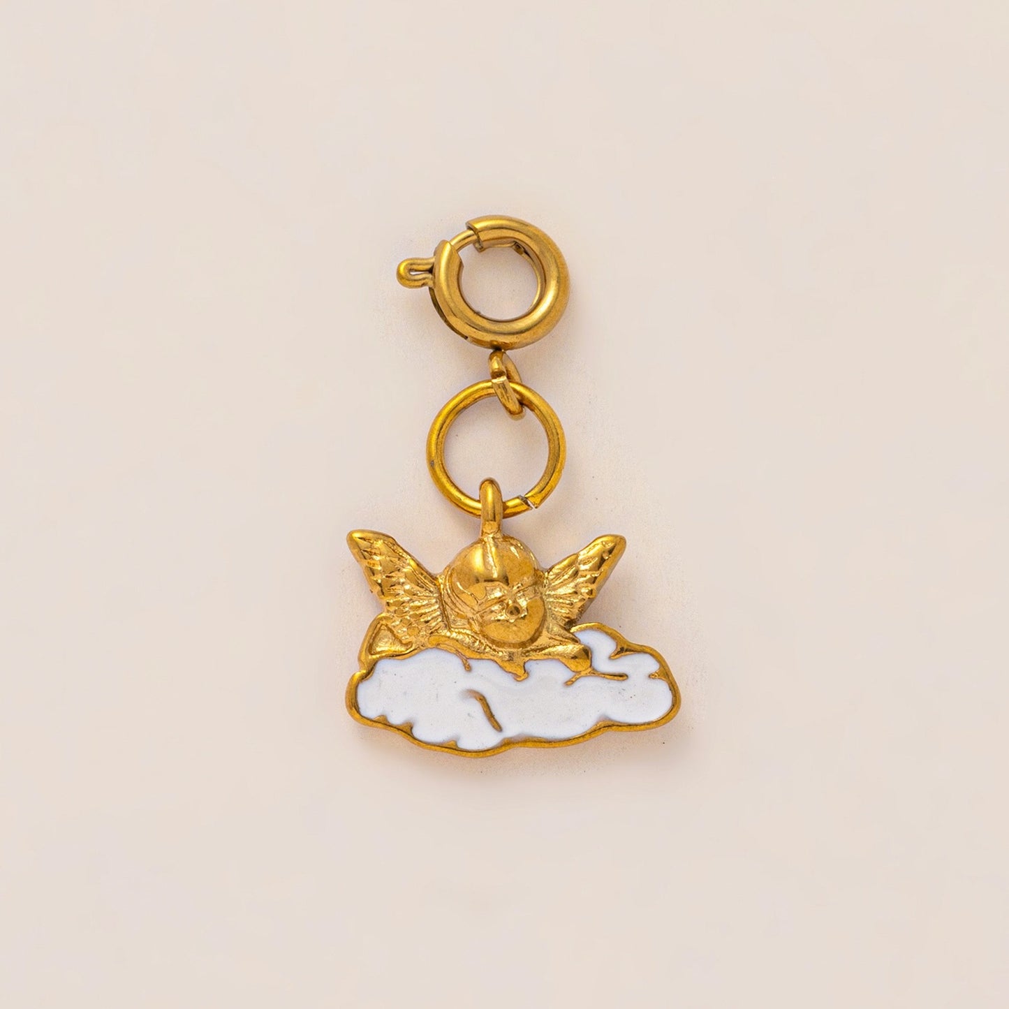Vintage Elegant Geometric Cherry Heart Teardrop Bell Alloy Plated Bag Charm