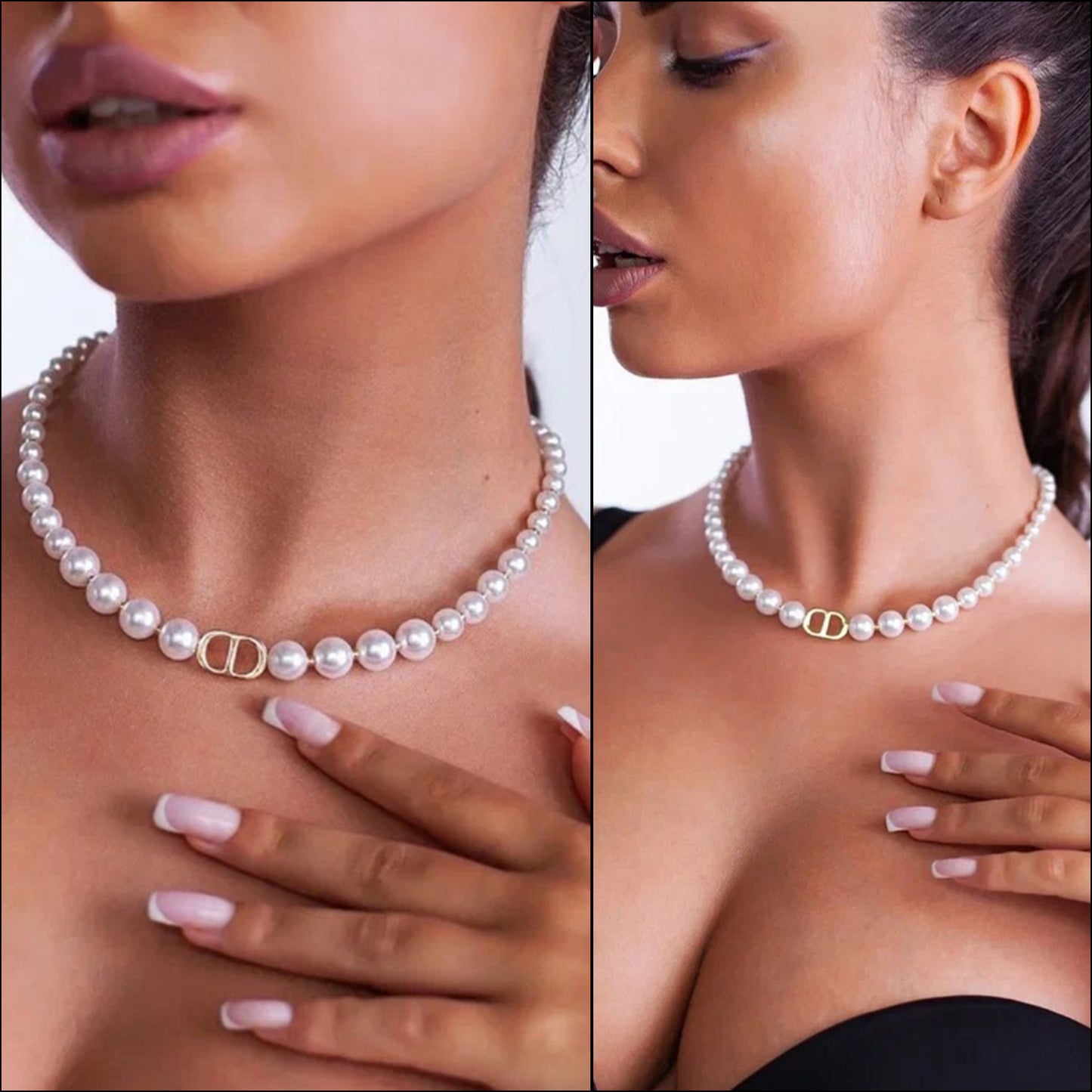 Minimalist Geometric Choker Necklace for Women with Alloy Pendant and Electroplated Finish