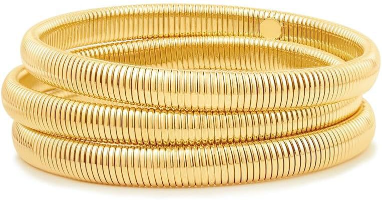 Bohemian Minimalist Geometric Plated Alloy Cuban Link Chain Pearl Bracelet Set for Women