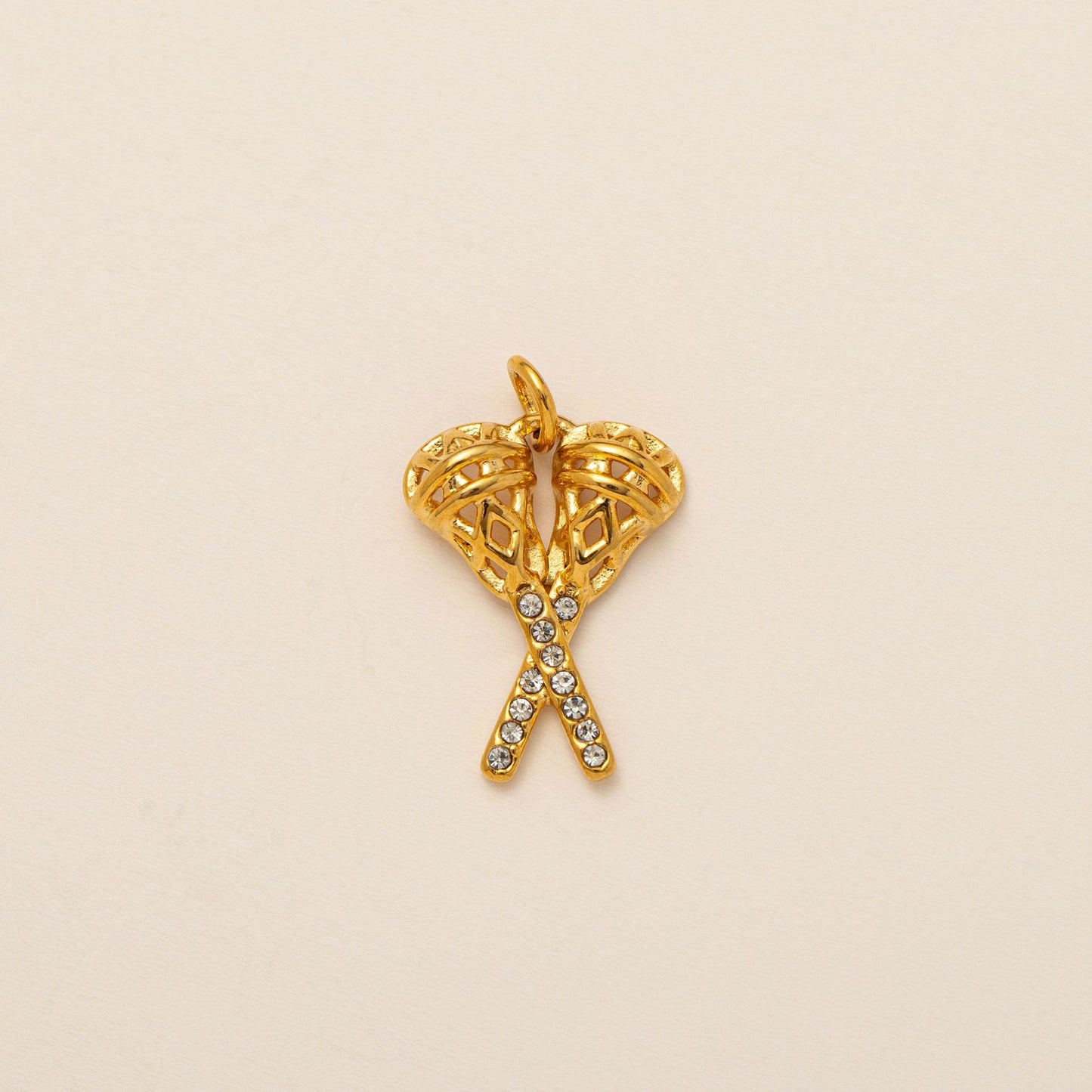 Fashion Business Stainless Steel PVD Gold Plated Charm Bar
