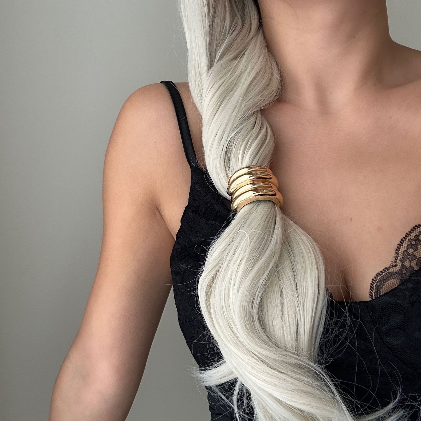 Fashion Butterfly Alloy Plated Hair Tie