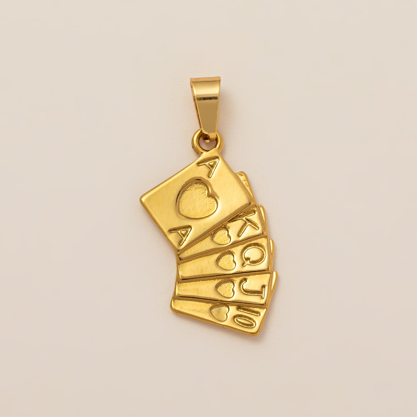 Minimalist 18K Gold Plated Titanium Steel Cross Charm Bar