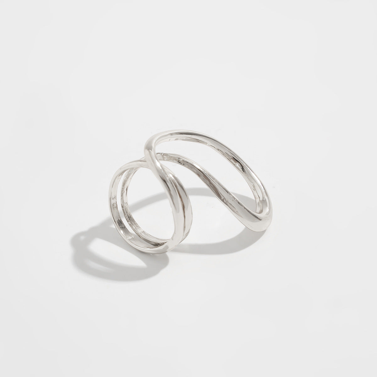 Irregular Geometric Zinc Alloy Plated Bracelet Set