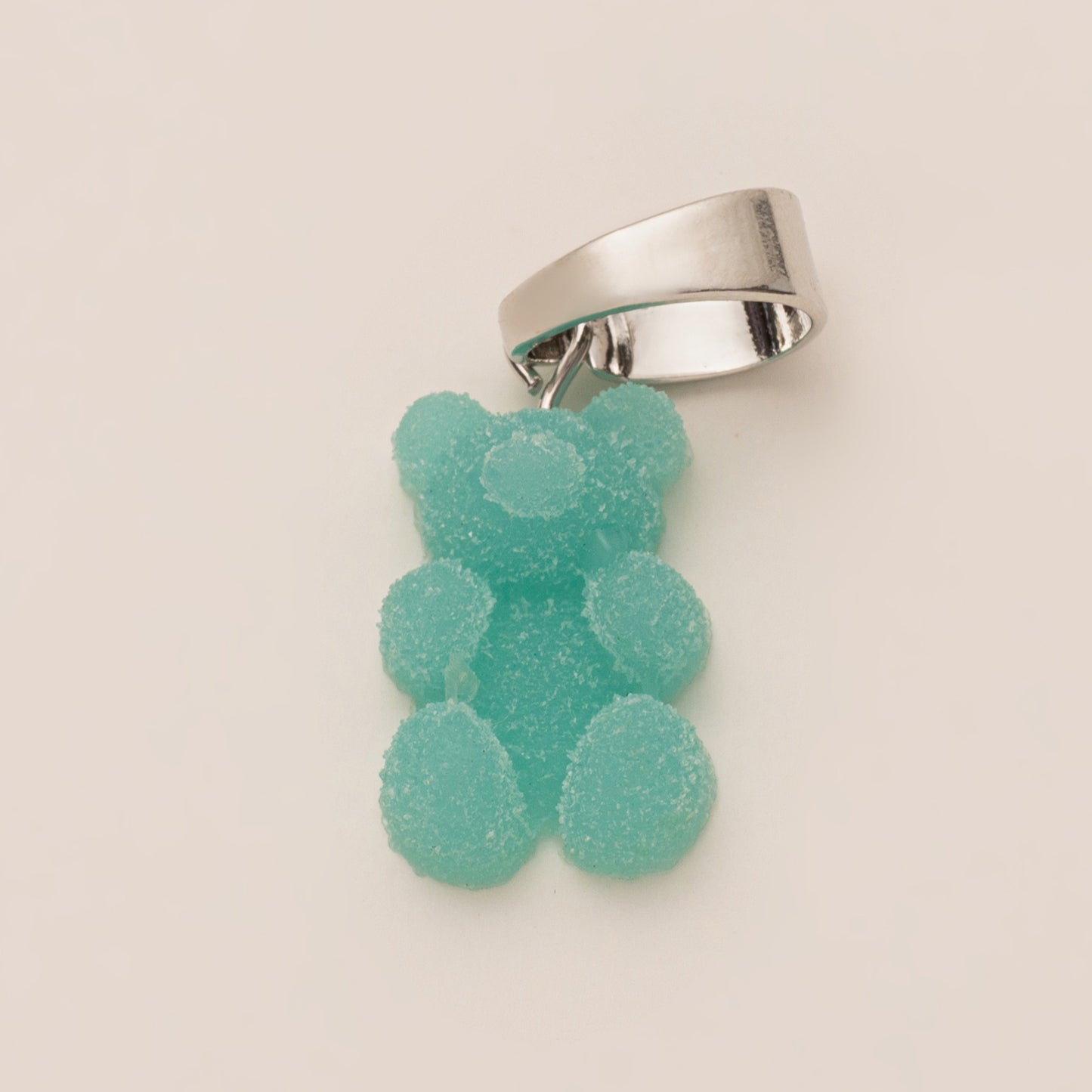 Colorful Plated Stainless Steel Bear Charm Bar