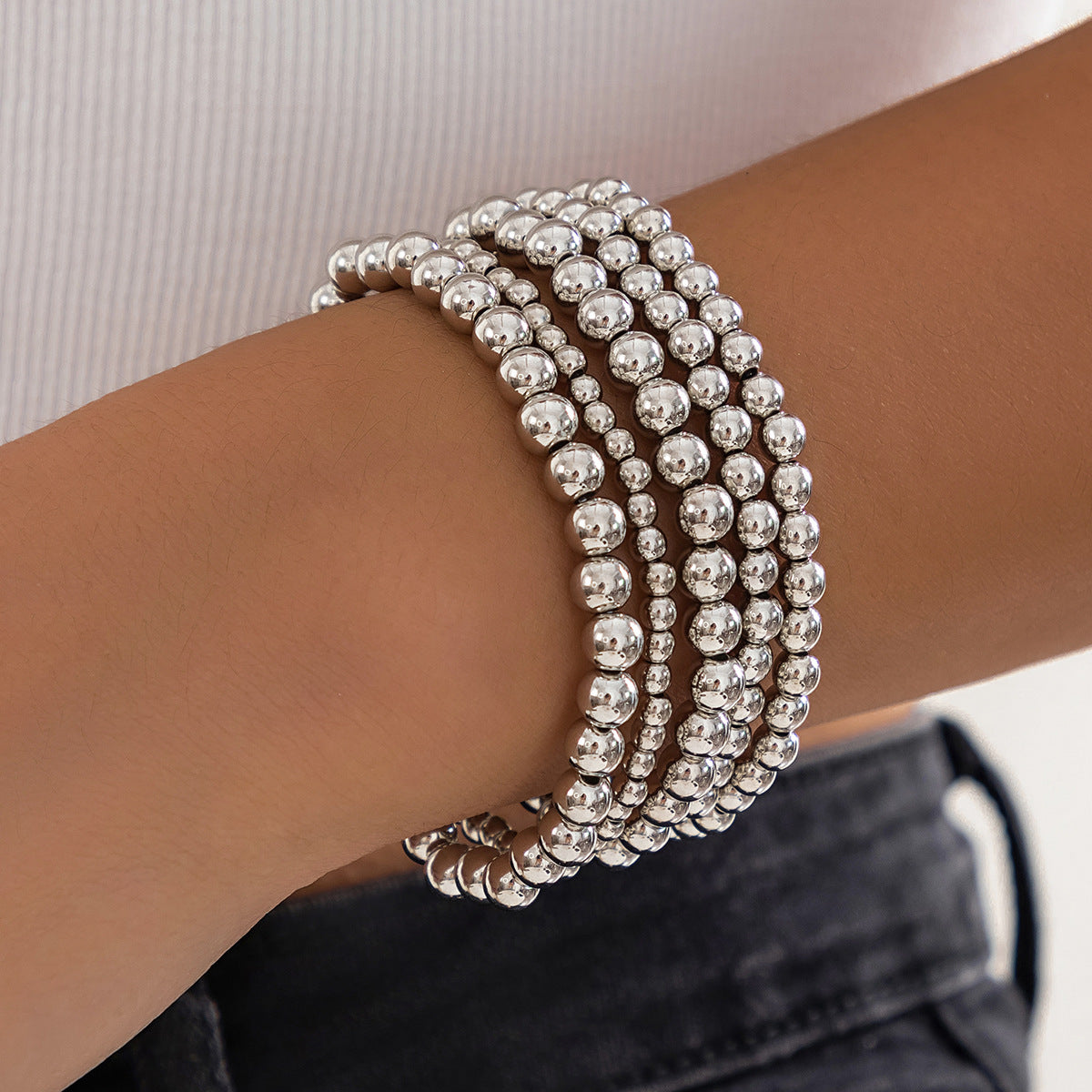 Sweet Business Heart Plated Brass Bracelet for Women