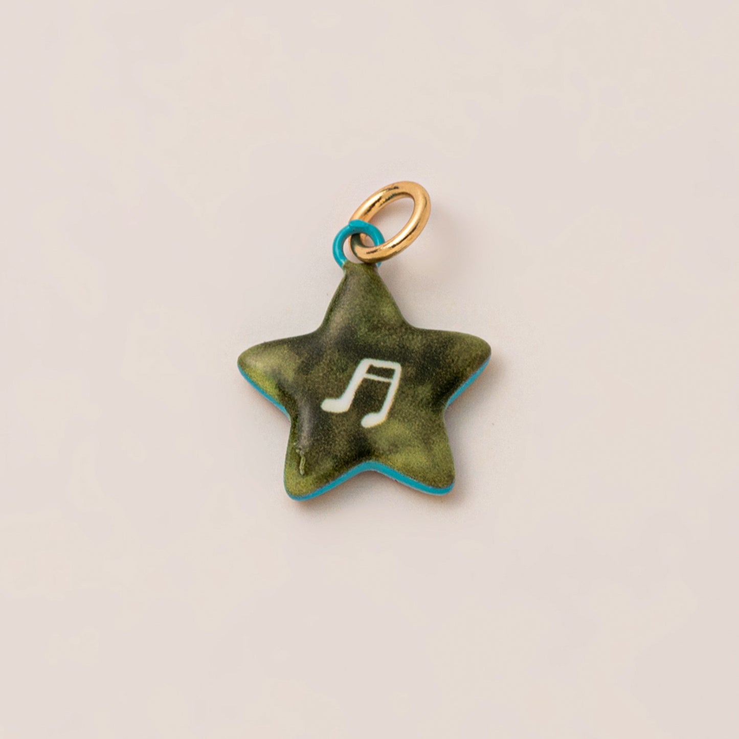 Minimalist Floral Plated Alloy Bag Charm