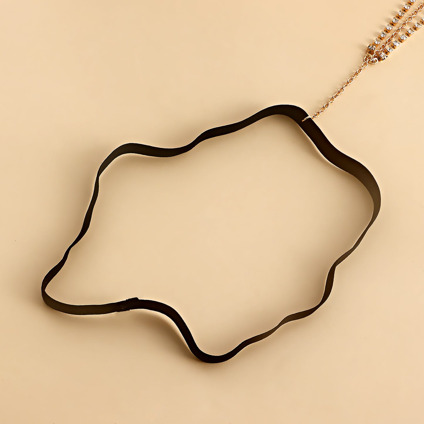 Punk Minimalist Rhinestone Multi-Layer Body Chain for Women