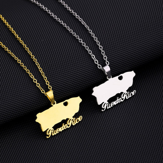 Collana con Pendente Minimalista a Cuore in Acciaio al Titanio Placcato, Unisex