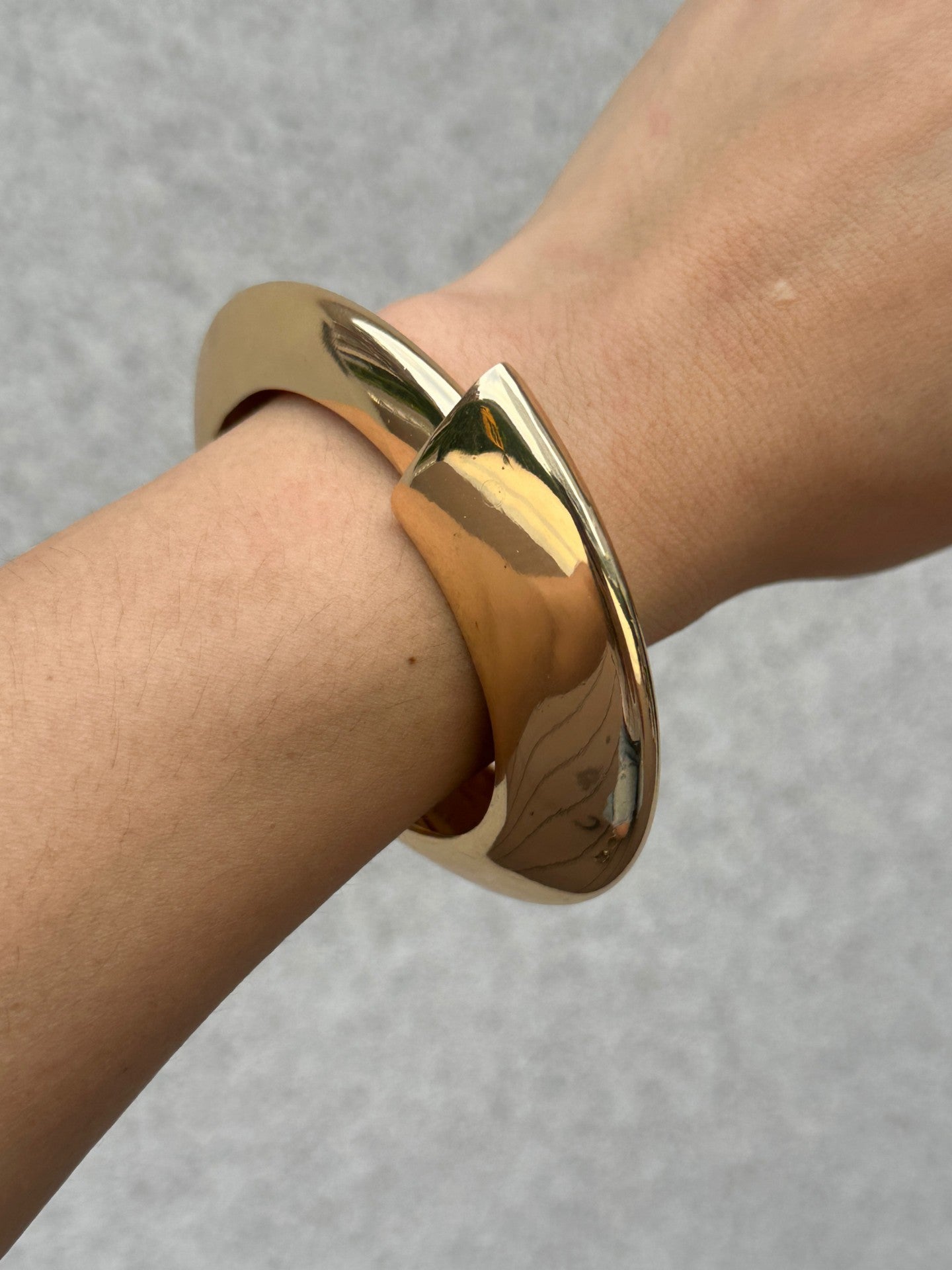 Vintage Geometric Acrylic Drip Oil Wide Cuff Bracelet for Women