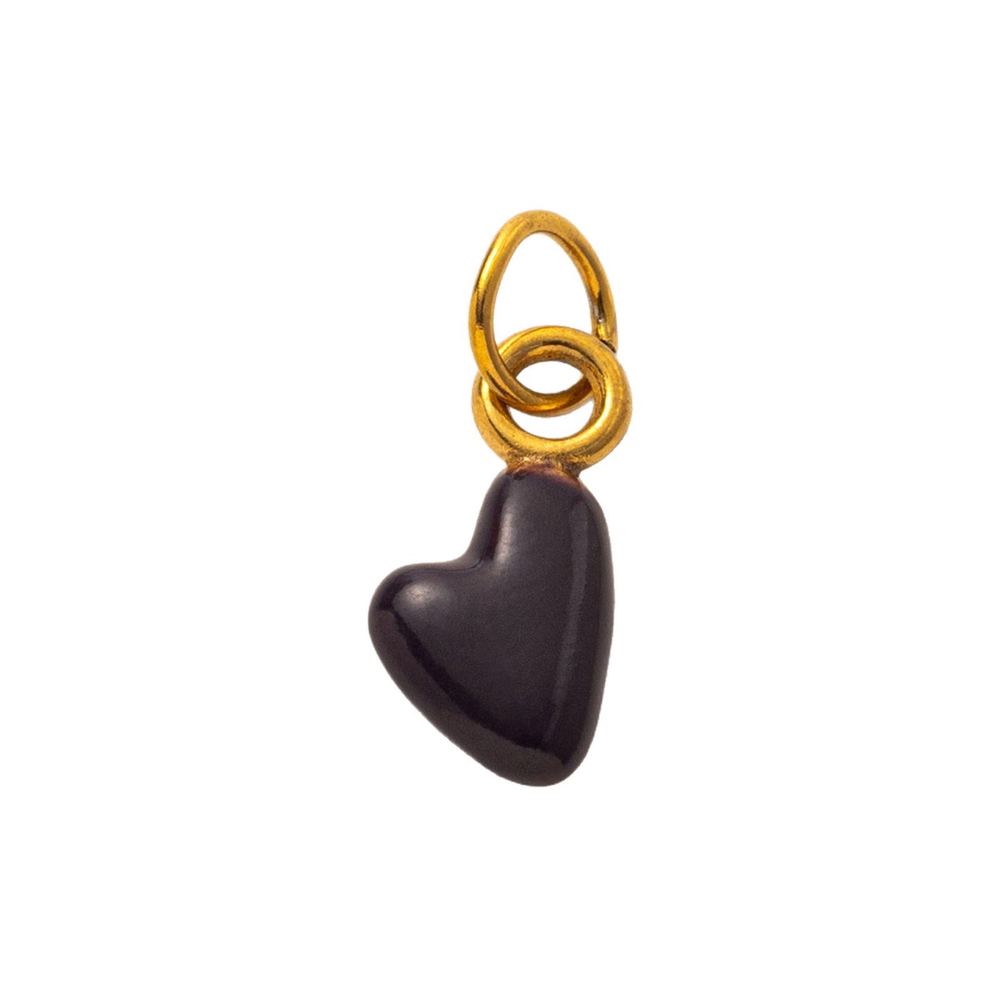 Minimalist Heart Stainless Steel PVD Charm Bar