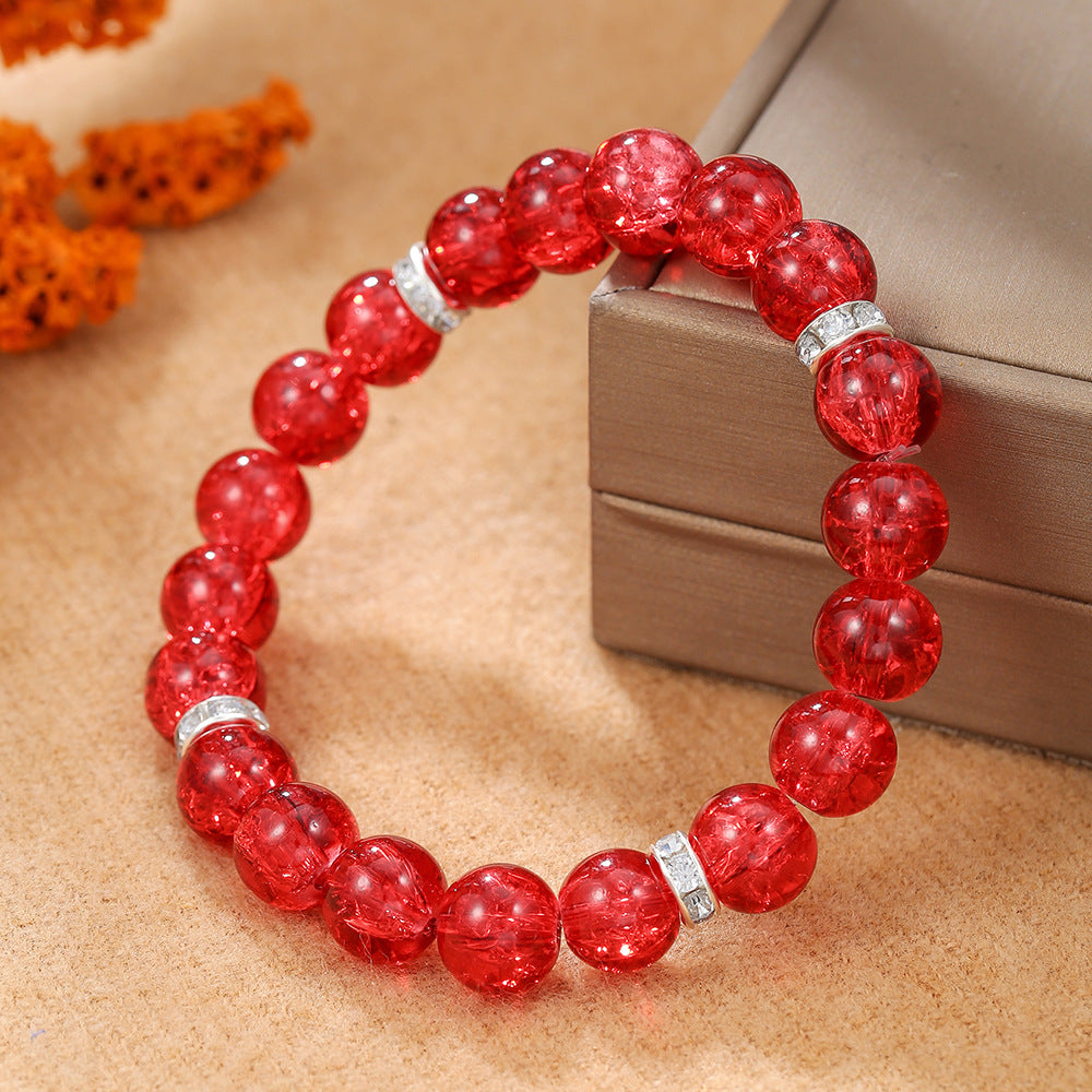 Lotus Shape Crystal Bracelet