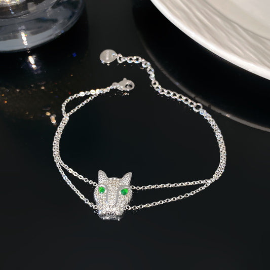 Geometric Animal Plated Titanium Steel Bracelet