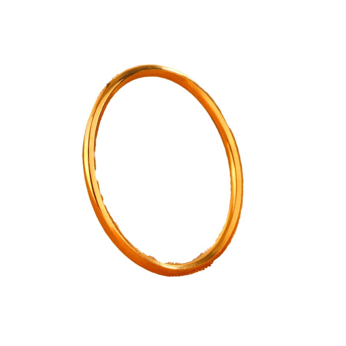 Minimalist Elegant Titanium Steel Plated Heart Teardrop Letter Asymmetric Open Ring