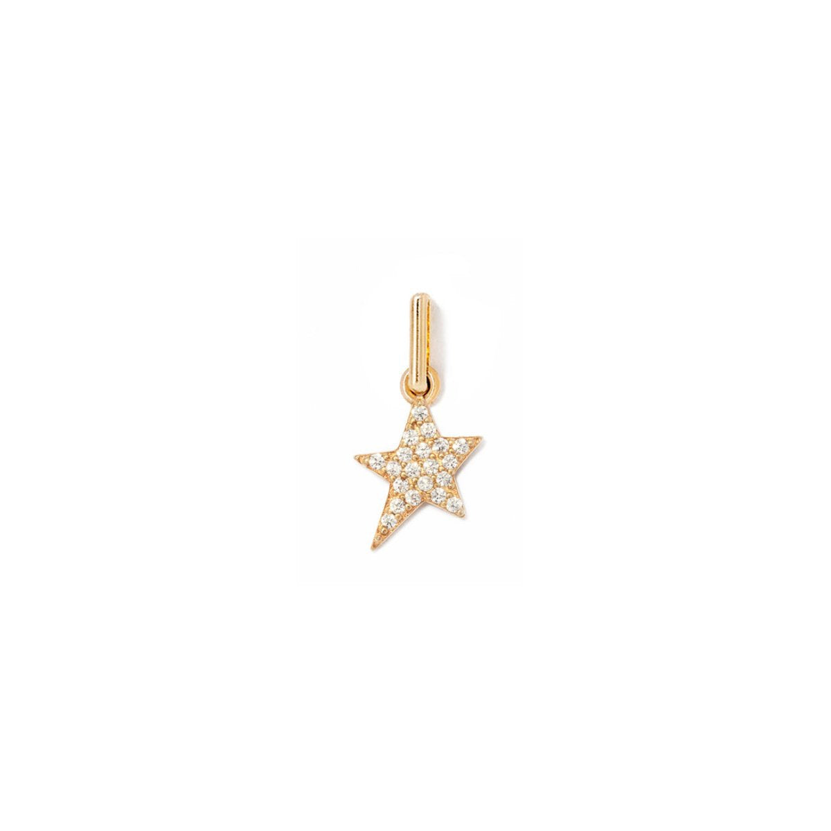 Vintage 18K Gold Plated Stainless Steel DIY Charm Bar with Geometric Heart Butterfly Pendants on Ball Chain