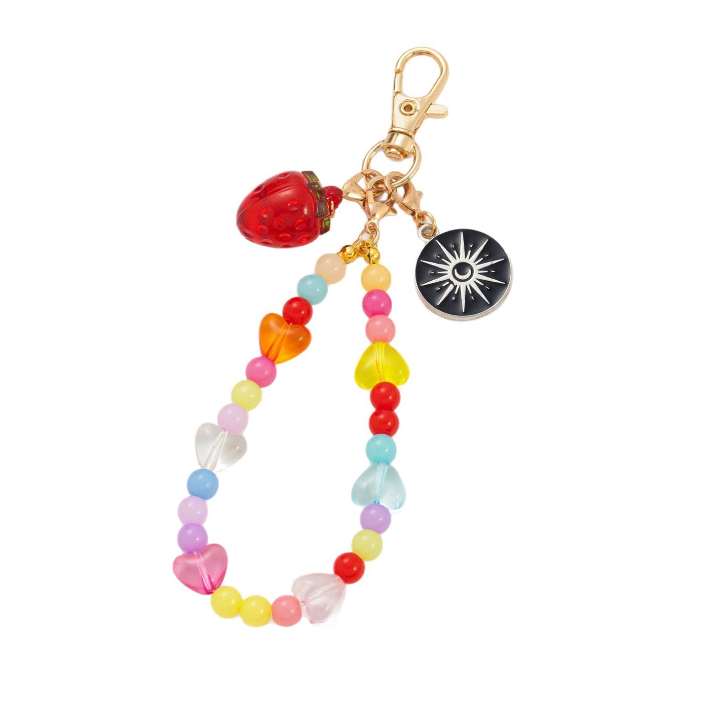 Minimalist Plated Alloy Animal Fox Charm Bar for Bag Keychain