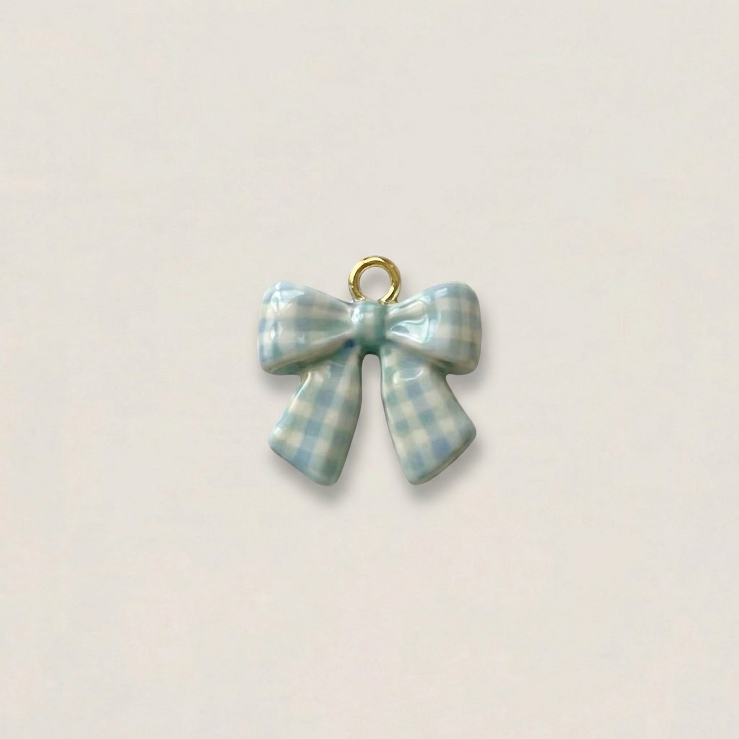 Sweet Cartoon Heart Plated Titanium Steel Charm Bar