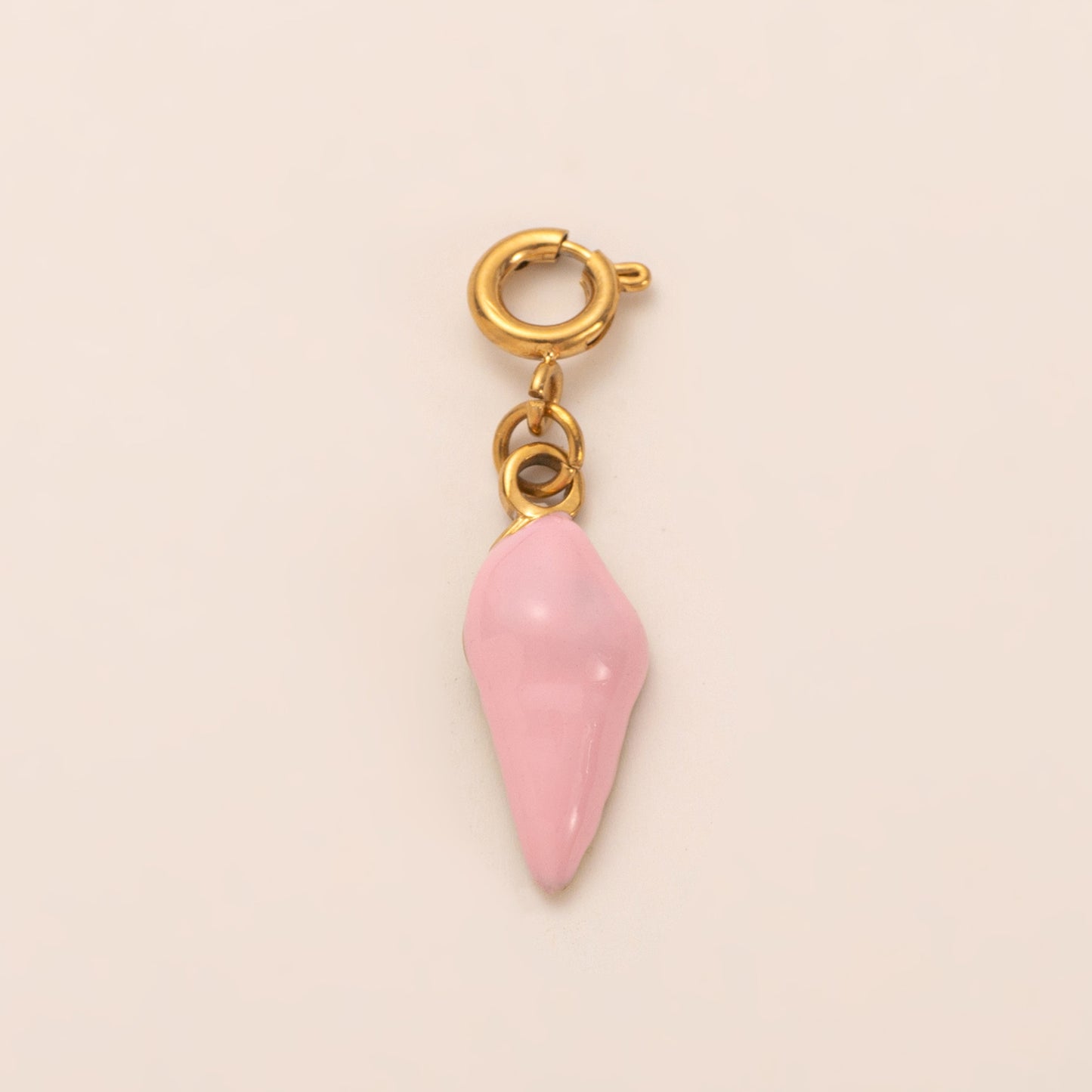 Minimalist Stainless Steel PVD Gold Plated DIY Charm Bar Pendant