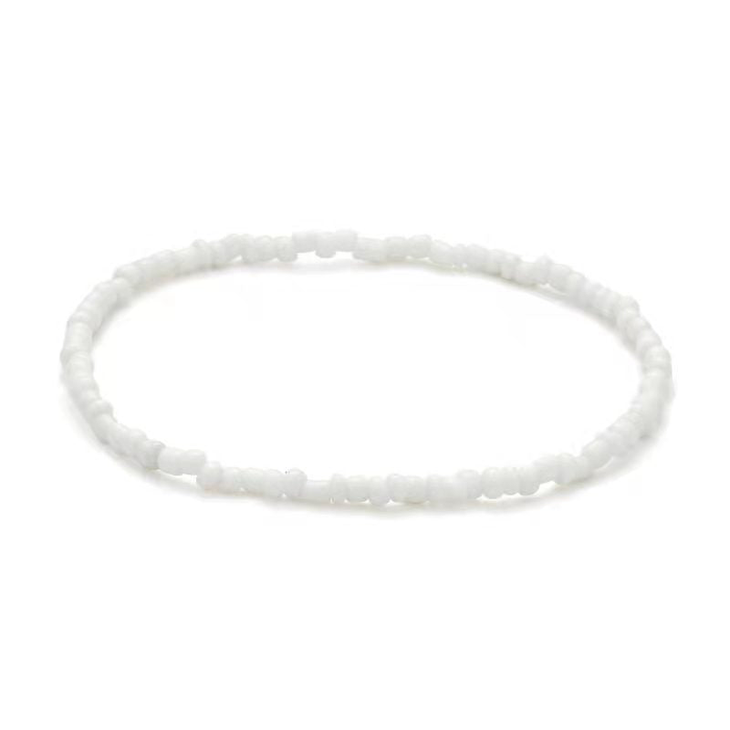 Bohemian Handmade Seed Bead Anklet for Women Beach Jewelry