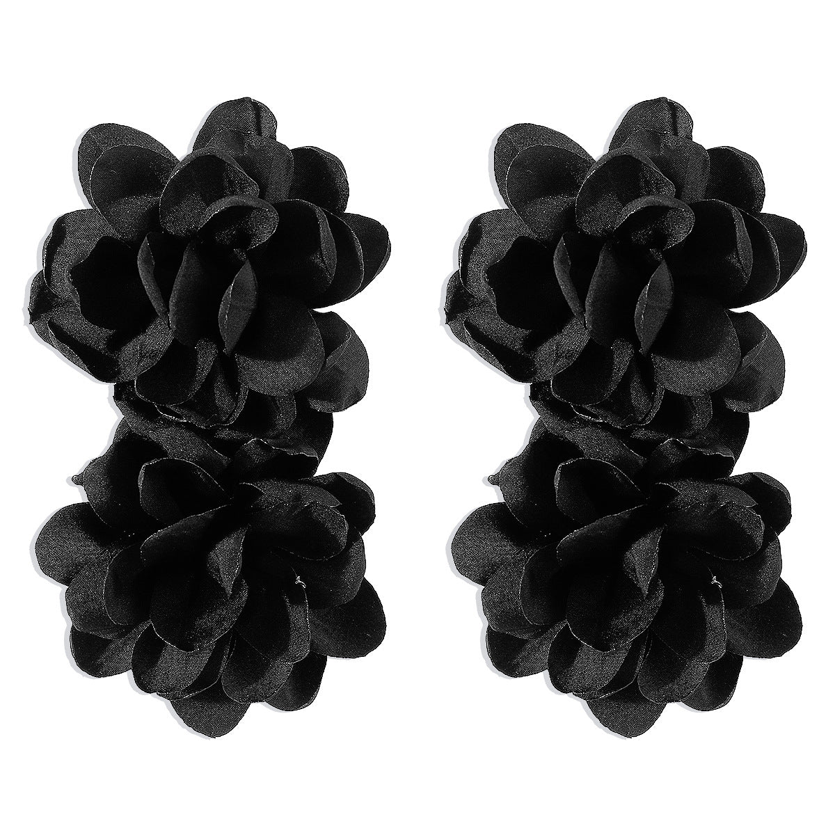 Collar de terciopelo floral de rosas, dulce y atrevido, para mujer con detalles geométricos