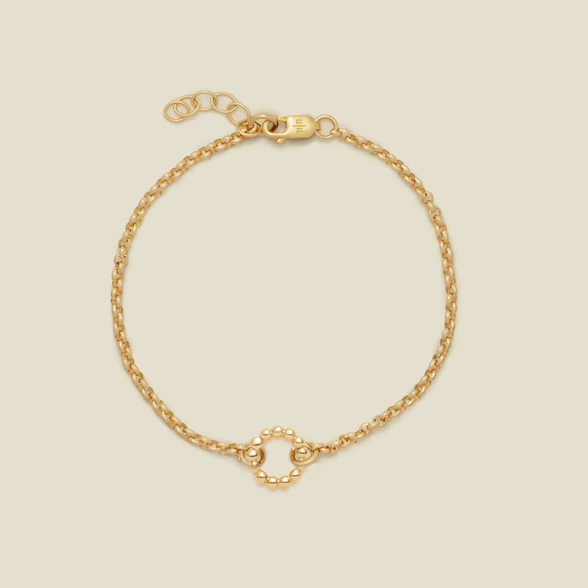 Vintage 18K Gold Plated Brass Corn Chain Necklace with Round Oval Heart Geometric CZ Pendant Charm Bar