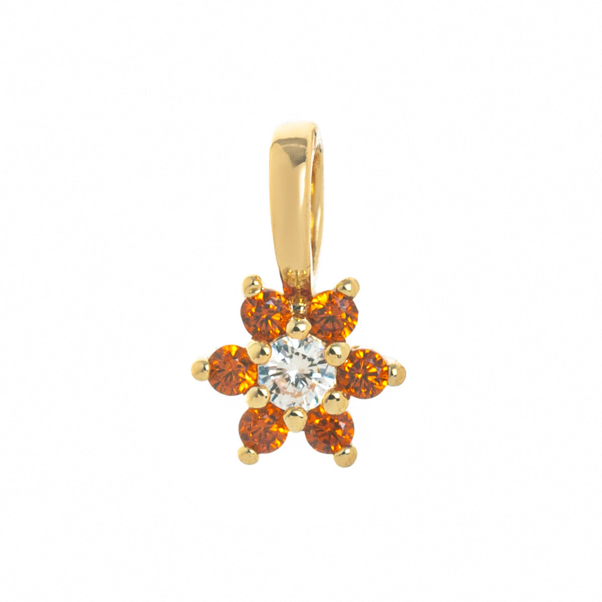 Minimalist Geometric Square Brass Pendant with Gemstone and Cubic Zirconia Inlay DIY Charm Bar Necklace for Women