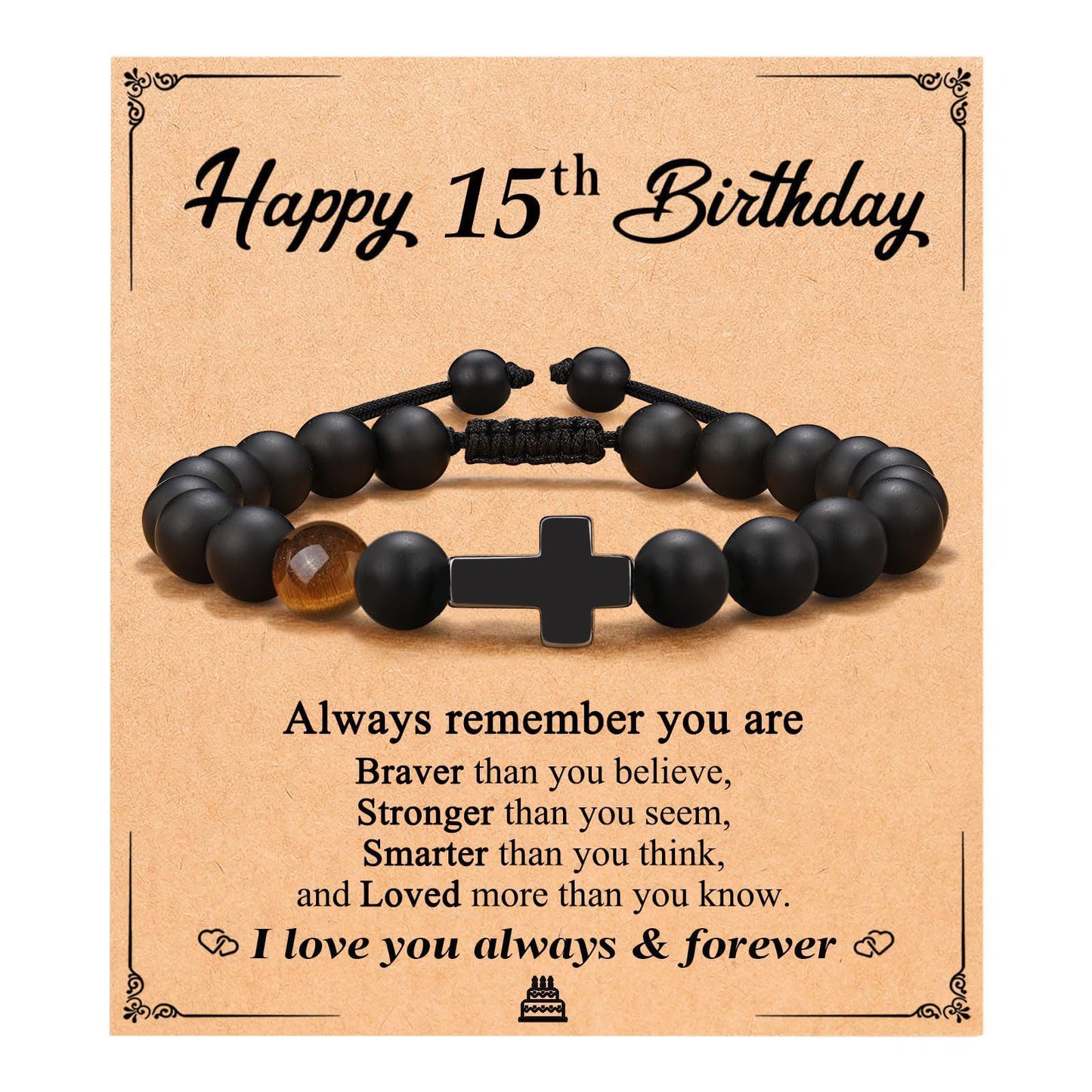 Minimalist Matte Tiger Eye Obsidian Geometric Round Beaded Bracelet for Men