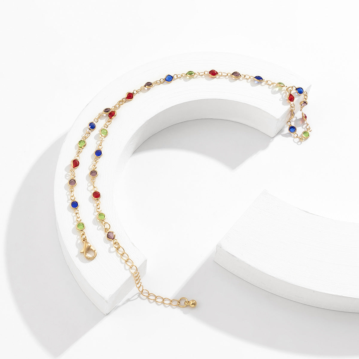 Minimalist Bohemian Geometric Round Alloy Plated Bracelet for Women