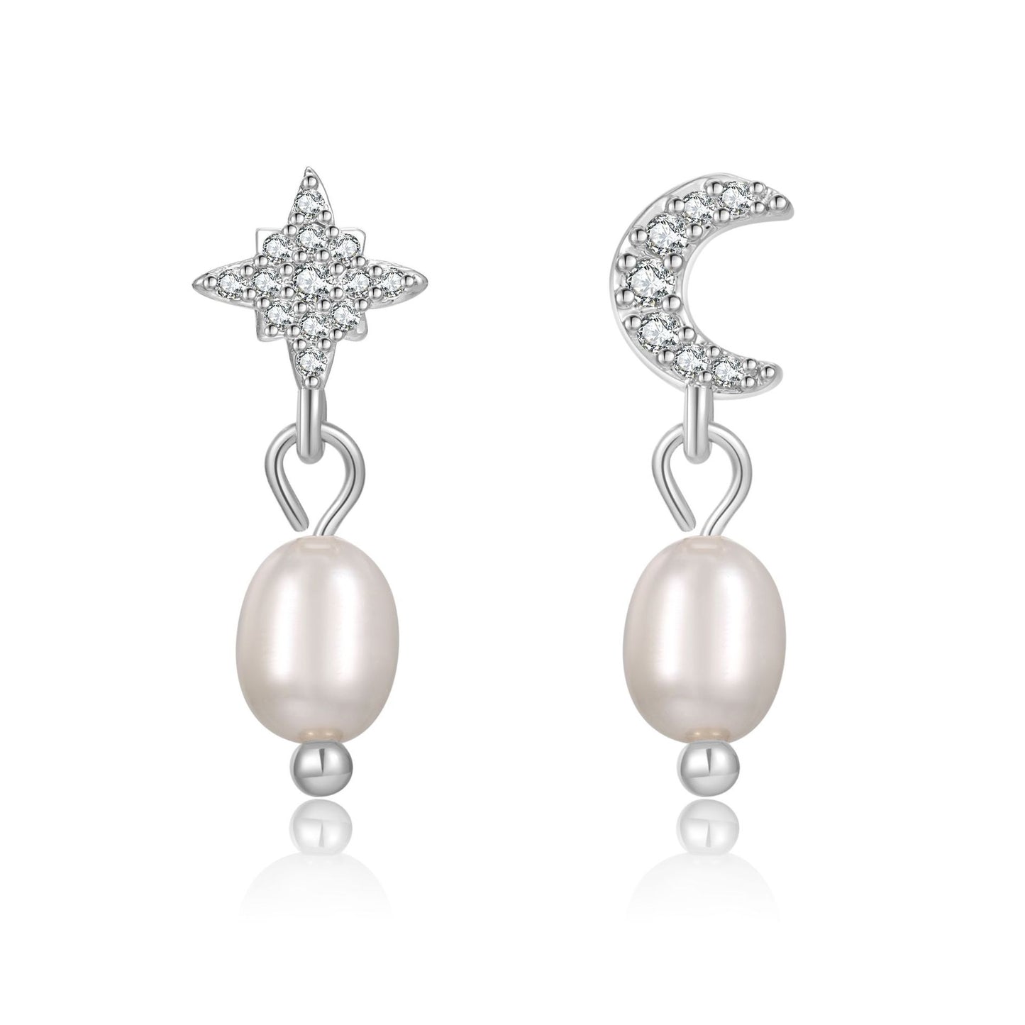 Luxury Elegant Geometric Alloy Rhinestone Inlay Earrings for Women