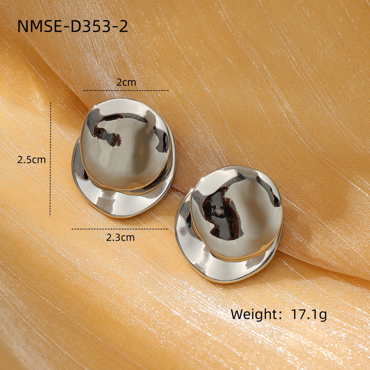 Fashionable Lotus and Teardrop Shaped Titanium Steel Earrings with Plating Finish for Women