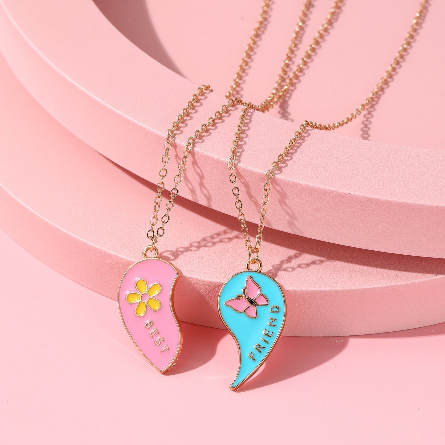 Collana con Pendente Dinosauro Che Cambia Colore in Stile Cartone Animato per Bambini in Lega con Finitura Smaltata e Catena a Croce