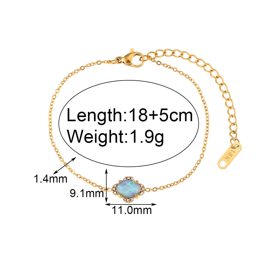 Parure di collana con pendente floreale vintage di moda da donna con catena in acciaio al titanio e placcatura in oro 18K con design a petalo