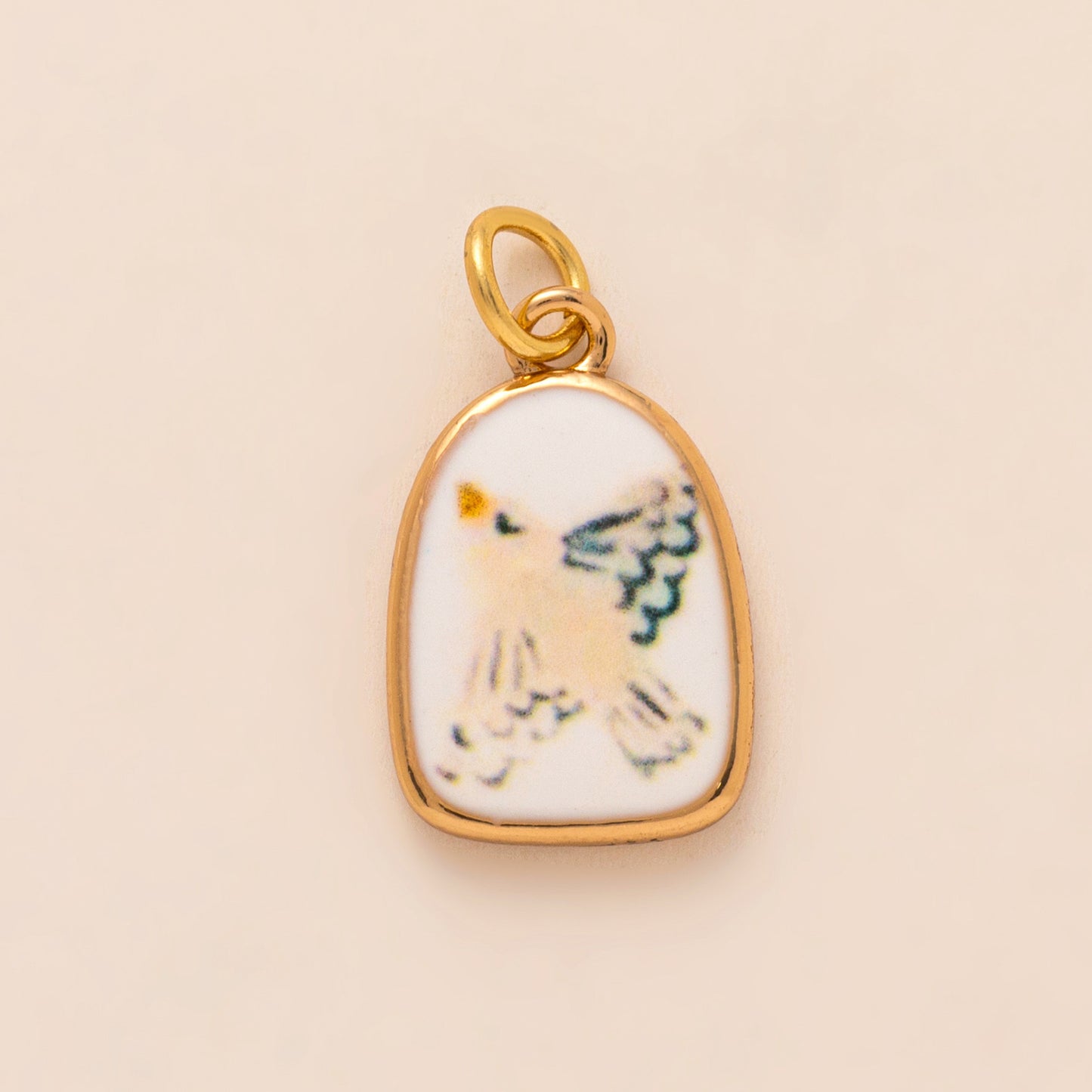 Vintage Plated Brass Lobster Charm Bar