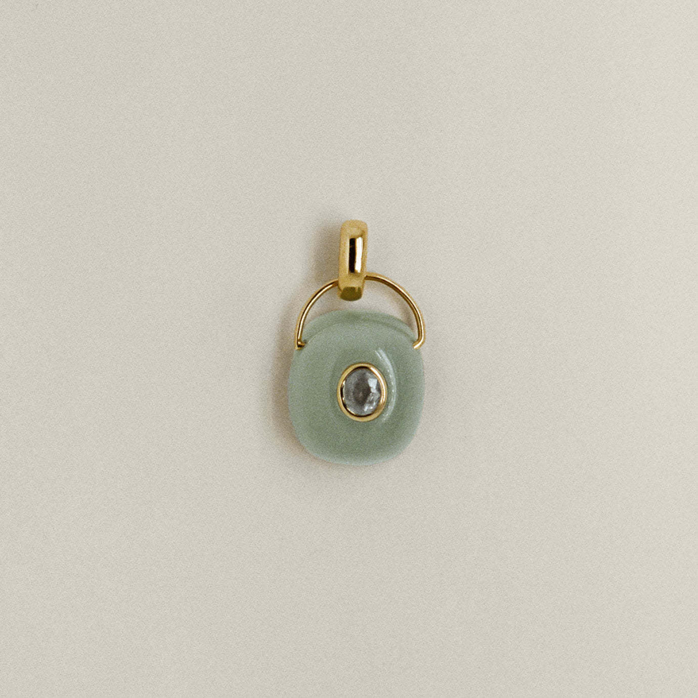 Dije/Colgante de barra ovalada de latón chapado en oro de 18 quilates con baño de aceite, estilo vintage