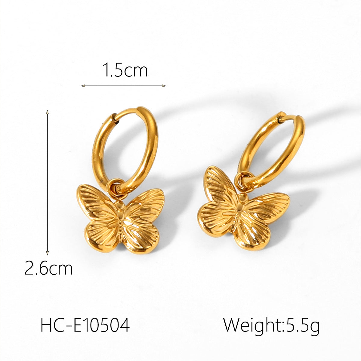 Collana pendente a farfalla vintage da donna in acciaio inossidabile con finitura galvanizzata, design geometrico e ispirato agli insetti