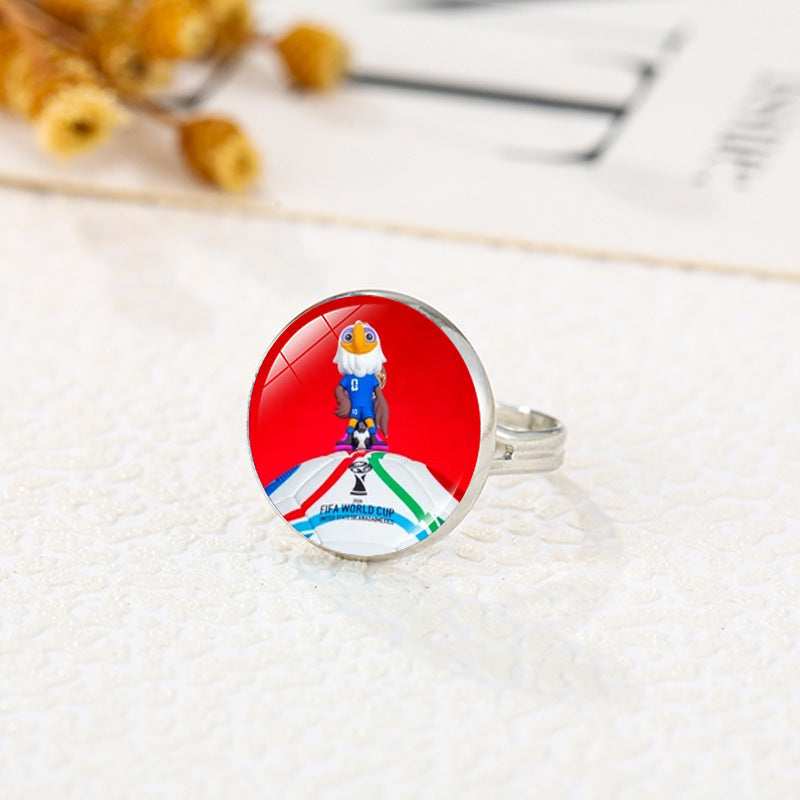 Anillo Deportivo de Aleación con Baño de Oro Joyería de Moda Unisex