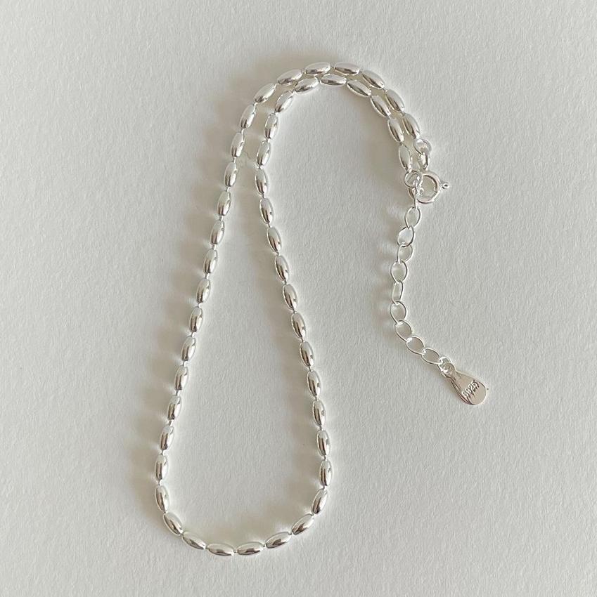Minimalist Star-Shaped S925 Sterling Silver Anklet with Polished Finish