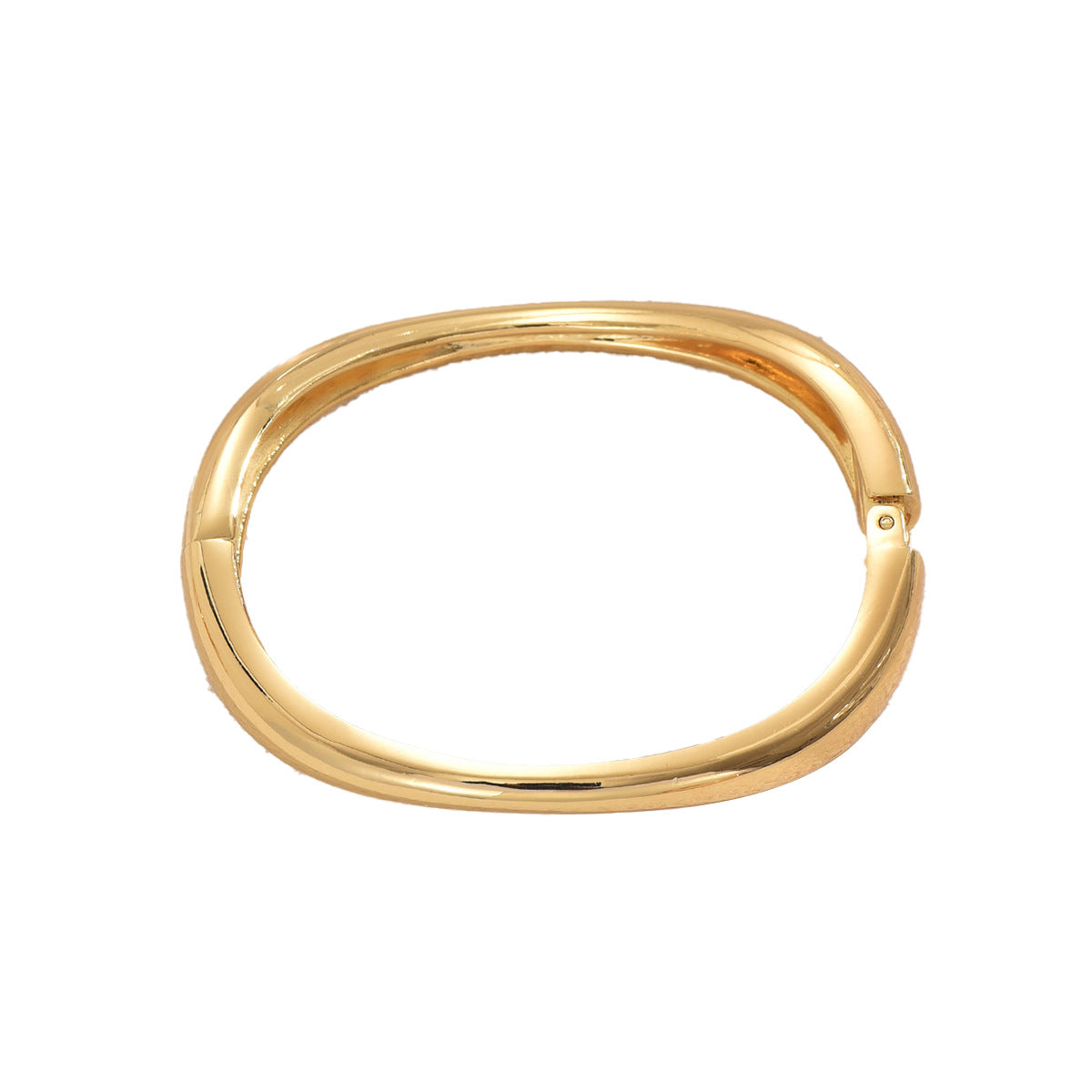 Bracciale da donna Geometrico Fashion-Commuter in lega placcata oro 18K Design leggero e lussuoso
