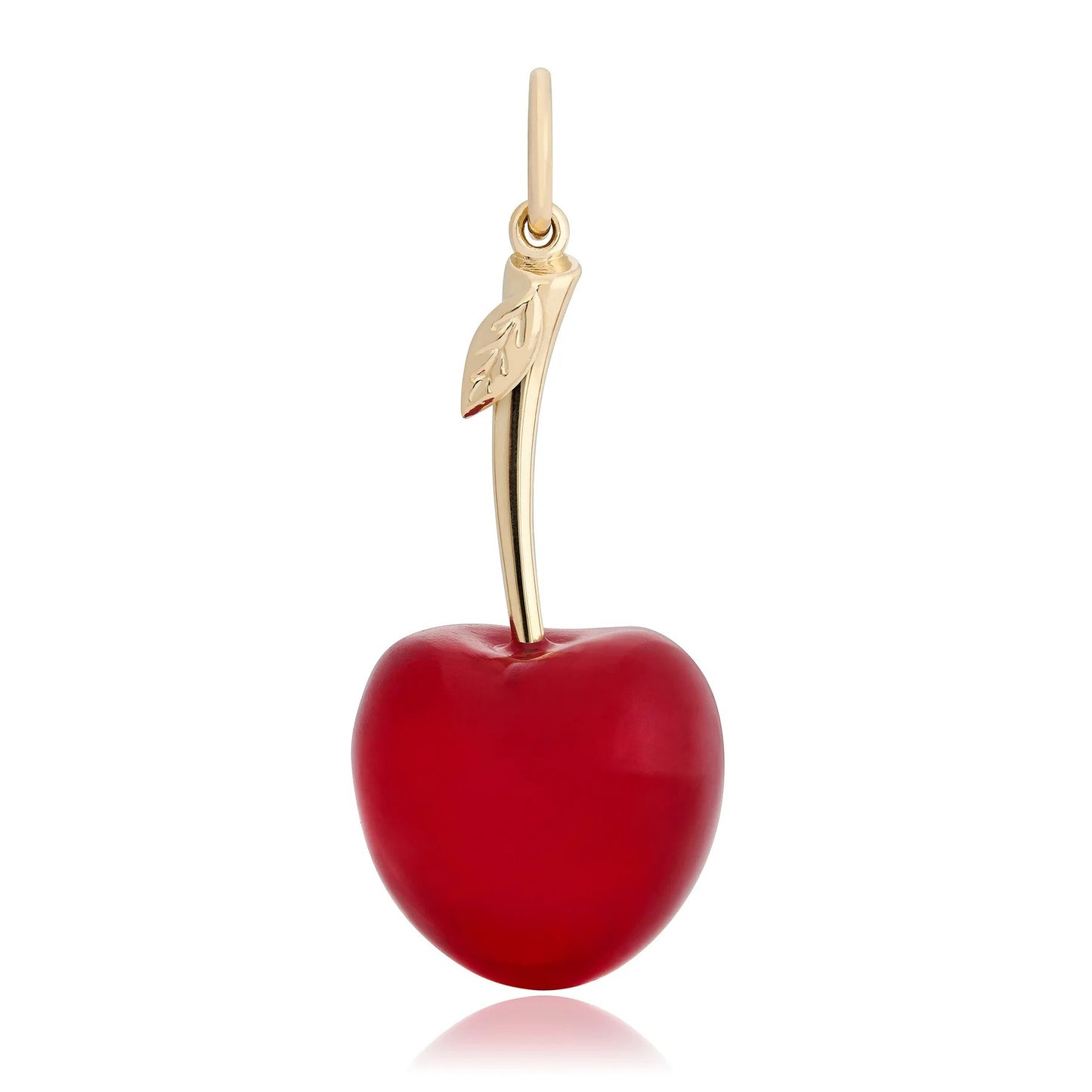 Fruit Charm Bar Brass Plated Corn Chain Necklace Unisex 9g
